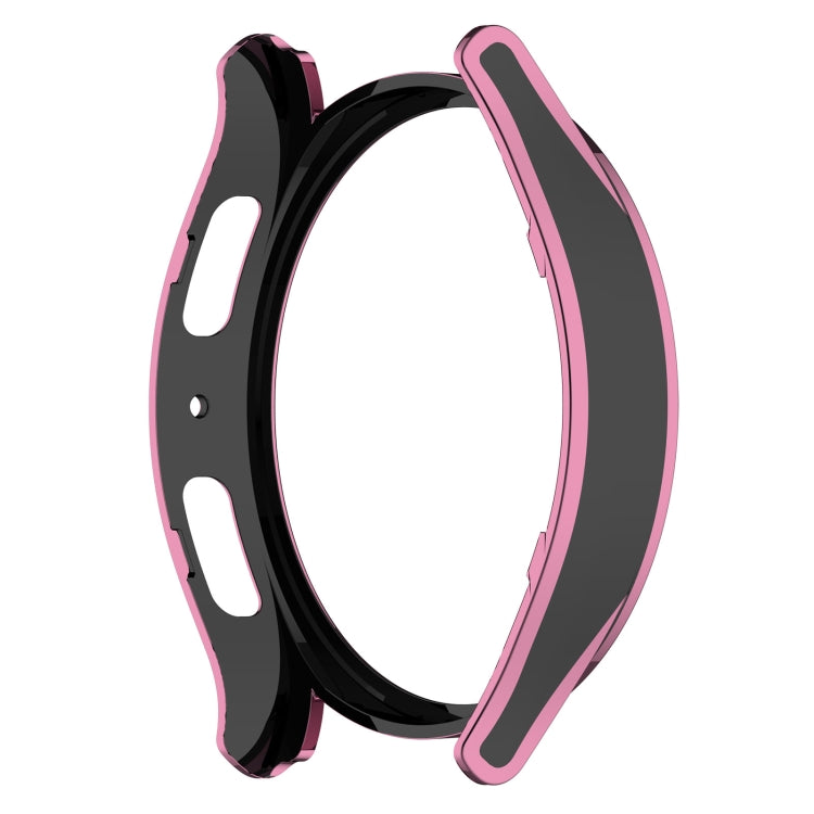 For Samsung Galaxy Watch5 44mm Hanging Sculpture Two-color Protective Watch Case with Tempered Glass Film