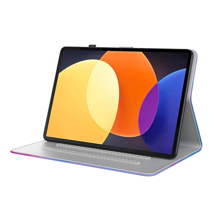 For Xiaomi Pad 5 Pro 12.4 Watercolor Pattern Flip Leather Tablet Case