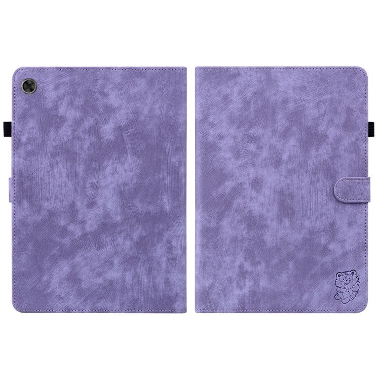 For Lenovo Tab M7 3rd Gen Tiger Pattern Flip Leather Tablet Case
