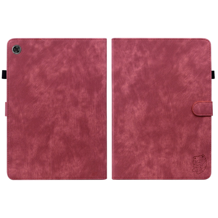 For Lenovo Tab M7 3rd Gen Tiger Pattern Flip Leather Tablet Case