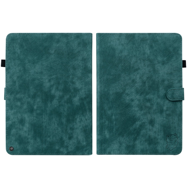 For Amazon Kindle Fire 7 2022 Tiger Pattern Flip Leather Tablet Case