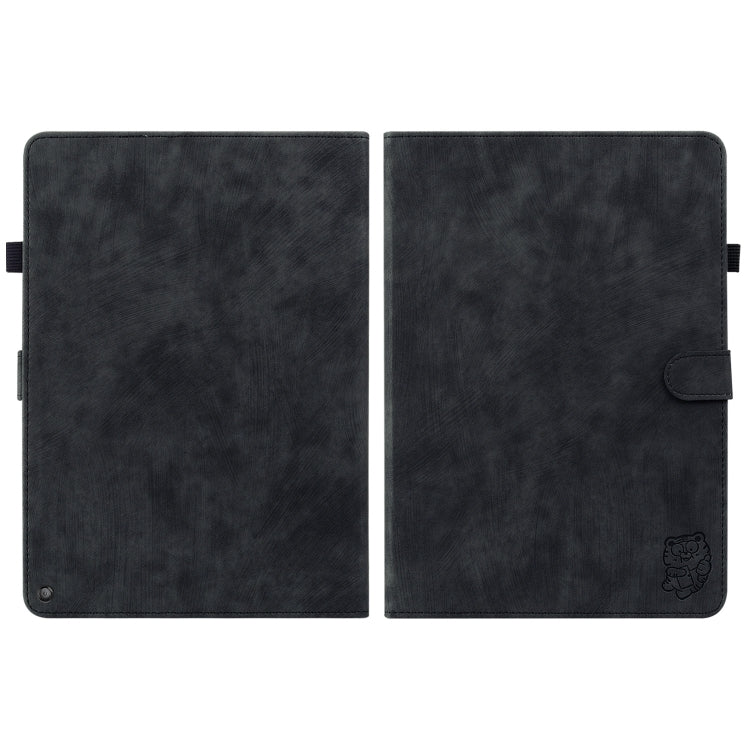 For Amazon Kindle Fire 7 2022 Tiger Pattern Flip Leather Tablet Case