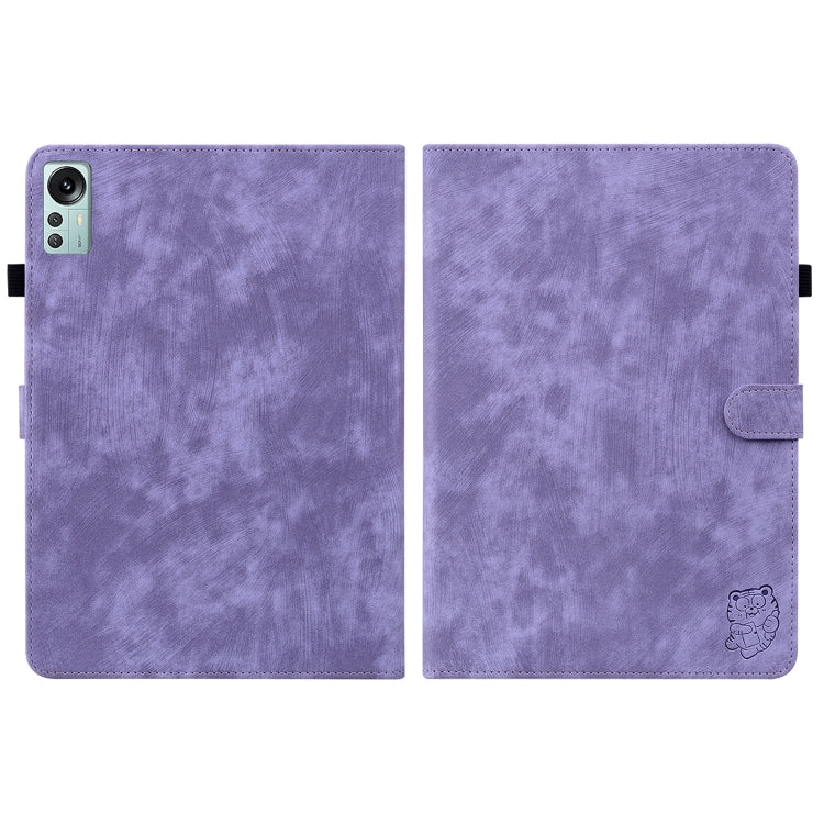 For Xiaomi Pad 5 Pro 12.4 Tiger Pattern Flip Leather Tablet Case