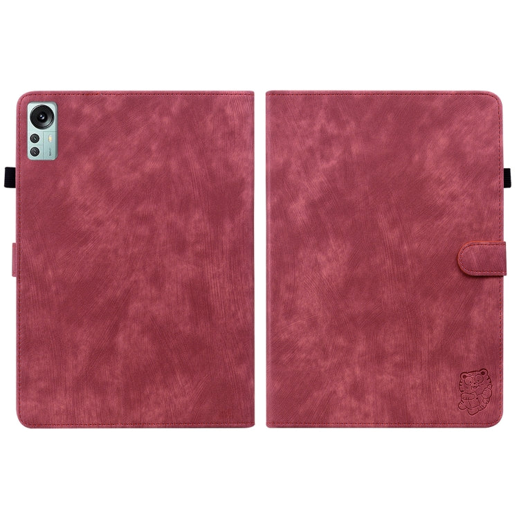 For Xiaomi Pad 5 Pro 12.4 Tiger Pattern Flip Leather Tablet Case
