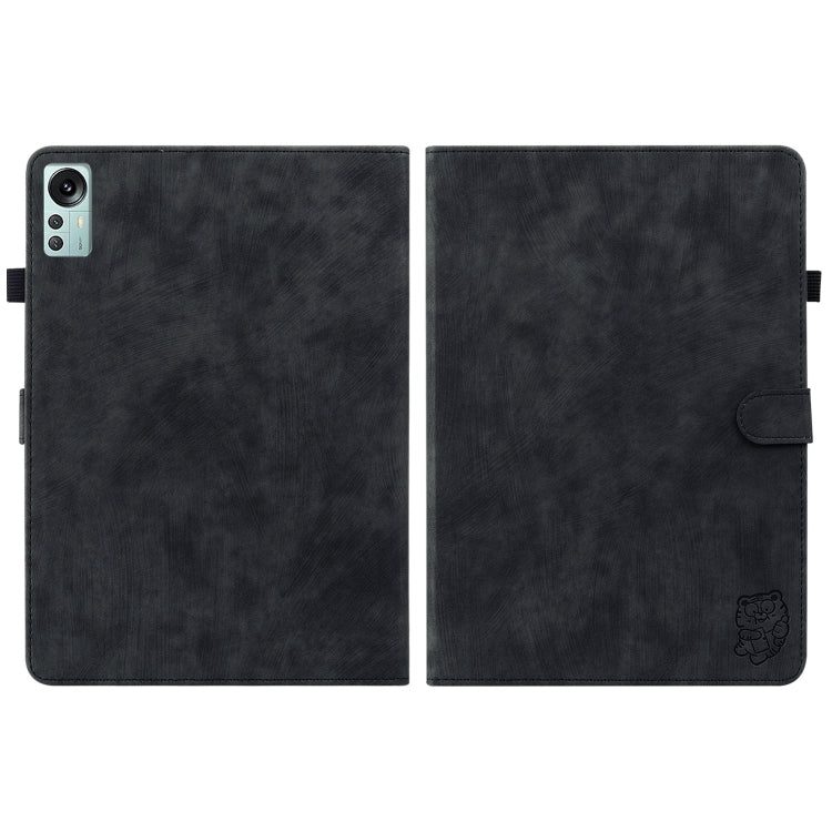 For Xiaomi Pad 5 Pro 12.4 Tiger Pattern Flip Leather Tablet Case