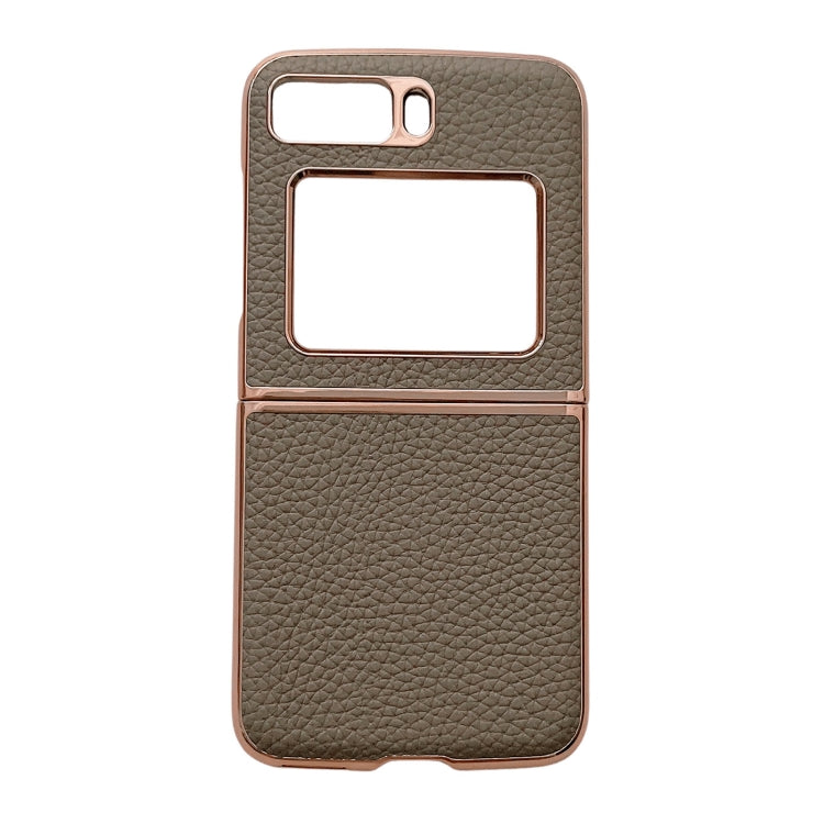 For Motorola Moto Razr 2022 Star Series Nano Electroplating PU Phone Case