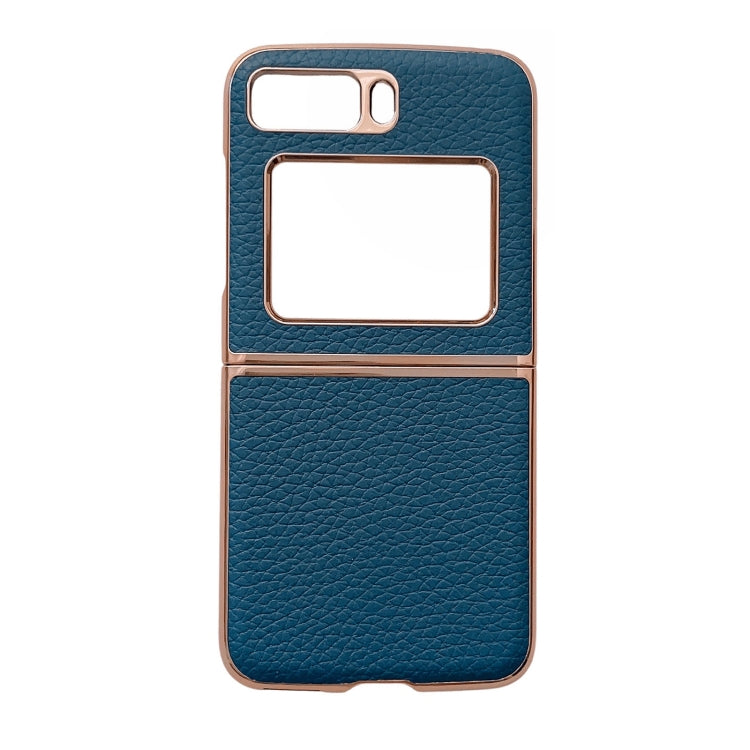 For Motorola Moto Razr 2022 Star Series Nano Electroplating PU Phone Case