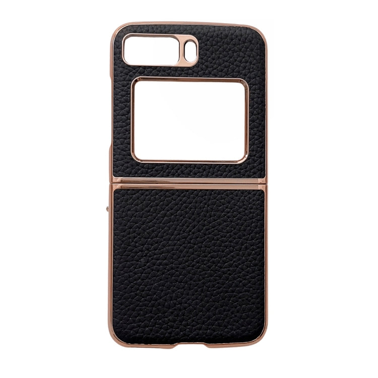 For Motorola Moto Razr 2022 Star Series Nano Electroplating PU Phone Case