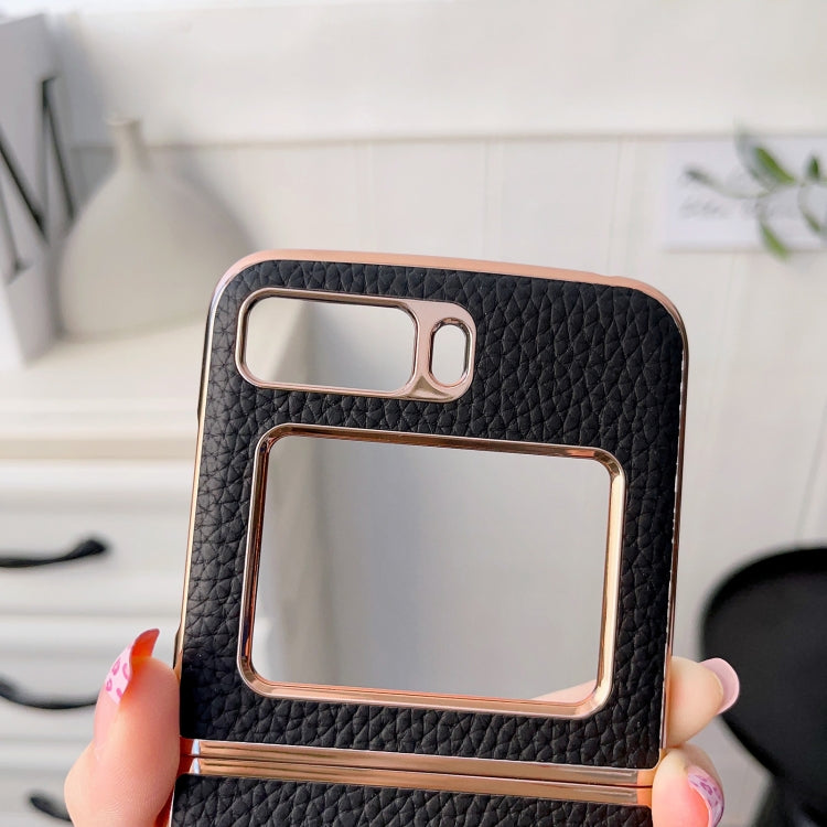 For Motorola Moto Razr 2022 Star Series Nano Electroplating PU Phone Case
