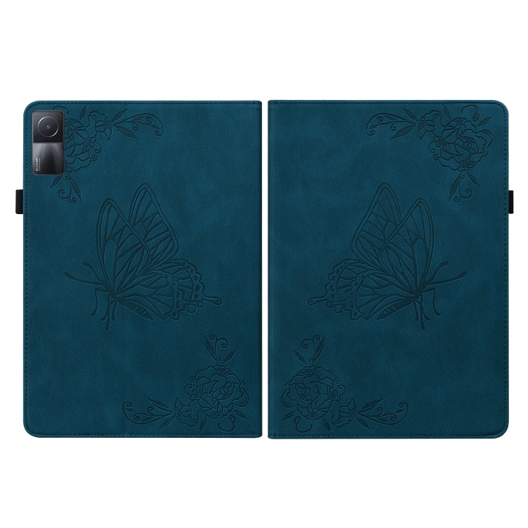 For Xiaomi Redmi Pad 5G Butterfly Flower Embossed Leather Tablet Case