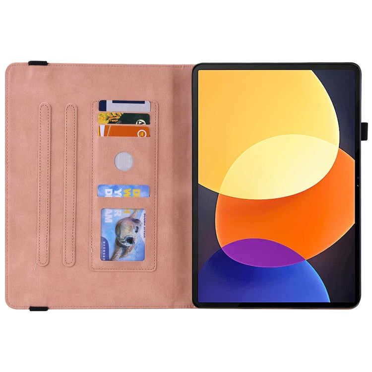 For Xiaomi Redmi Pad 5G Butterfly Flower Embossed Leather Tablet Case