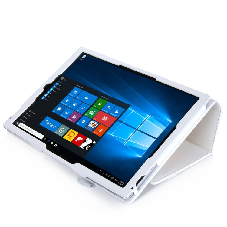 WY-867A For Microsoft Surface Pro 7 2019 / Pro 6 2018 / Surface Pro 2017 / 5 / 4 / 3 12.3 inch Universal Matte Litchi Texture PU Leather Tablet PC Protective Cover with Keyboard Slot & Bracket & Hand Support & Card Slots Function