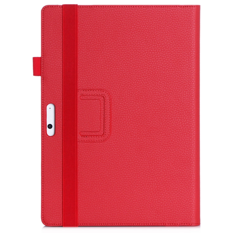 WY-867A For Microsoft Surface Pro 7 2019 / Pro 6 2018 / Surface Pro 2017 / 5 / 4 / 3 12.3 inch Universal Matte Litchi Texture PU Leather Tablet PC Protective Cover with Keyboard Slot & Bracket & Hand Support & Card Slots Function