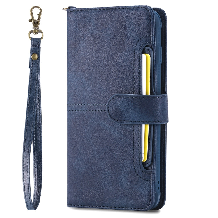 For iPhone 6 Plus / 7 Plus / 8 Plus Multifunctional Detachable Magnetic Horizontal Flip Leather Case with Card Slots & Holder & Wallet & Photo Frame