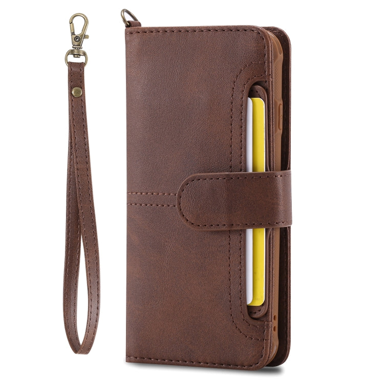 For iPhone 6 / 7 / 8 Multifunctional Detachable Magnetic Horizontal Flip Leather Case with Card Slots & Holder & Wallet & Photo Frame
