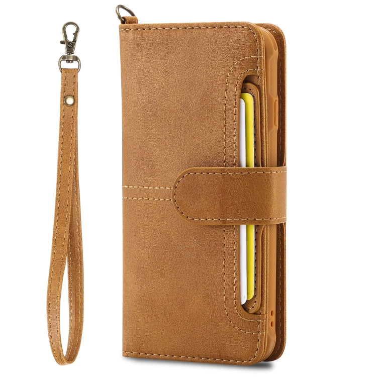 For iPhone 6 / 7 / 8 Multifunctional Detachable Magnetic Horizontal Flip Leather Case with Card Slots & Holder & Wallet & Photo Frame
