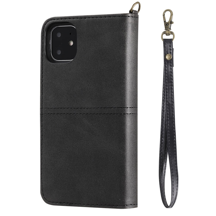 For iPhone 11 Multifunctional Detachable Magnetic Horizontal Flip Leather Case with Card Slots & Holder & Wallet & Photo Frame
