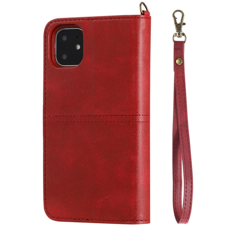 For iPhone 11 Multifunctional Detachable Magnetic Horizontal Flip Leather Case with Card Slots & Holder & Wallet & Photo Frame
