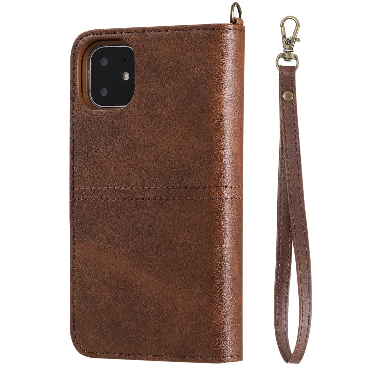 For iPhone 11 Multifunctional Detachable Magnetic Horizontal Flip Leather Case with Card Slots & Holder & Wallet & Photo Frame