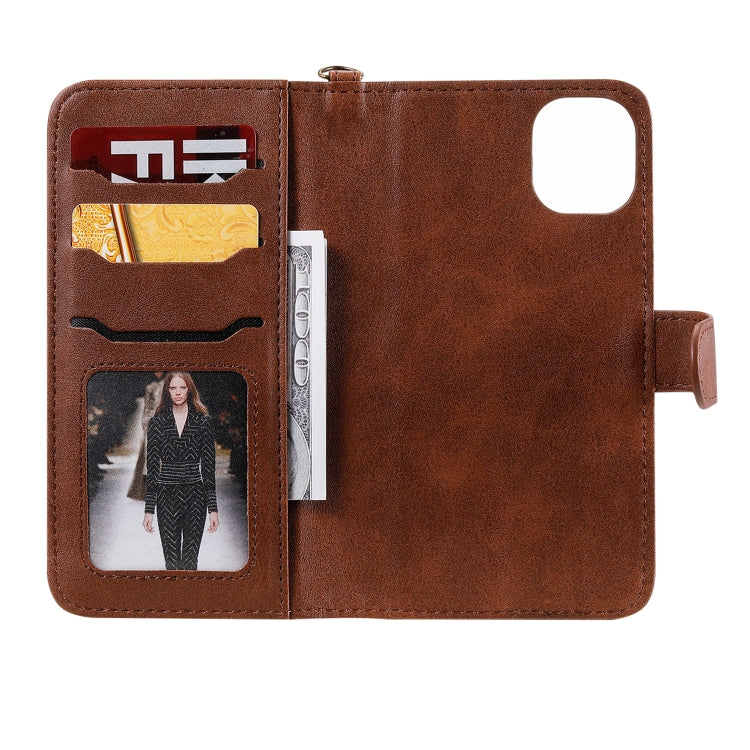 For iPhone 11 Multifunctional Detachable Magnetic Horizontal Flip Leather Case with Card Slots & Holder & Wallet & Photo Frame
