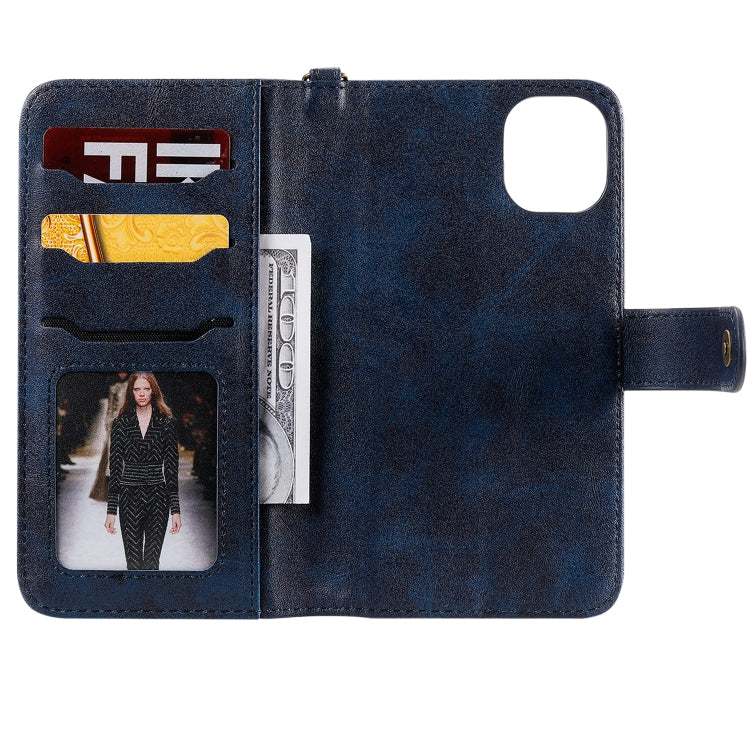 For iPhone 11 Multifunctional Detachable Magnetic Horizontal Flip Leather Case with Card Slots & Holder & Wallet & Photo Frame