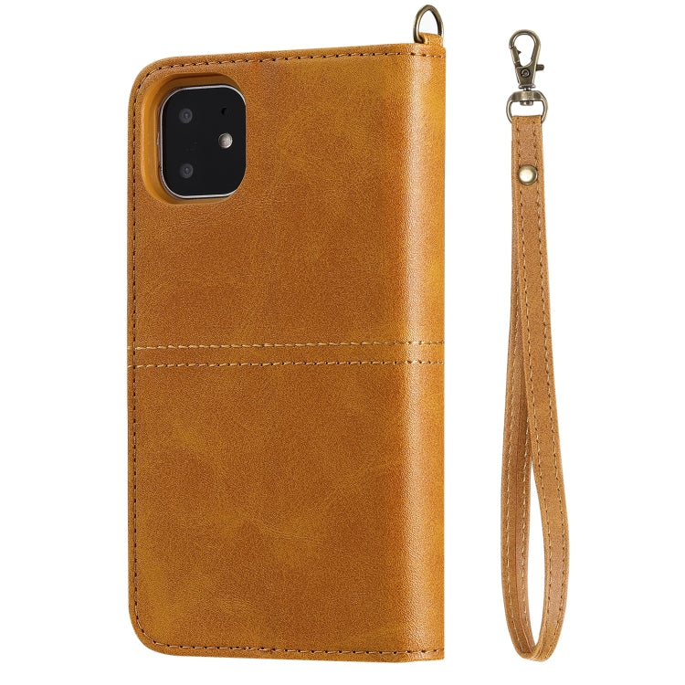 For iPhone 11 Multifunctional Detachable Magnetic Horizontal Flip Leather Case with Card Slots & Holder & Wallet & Photo Frame