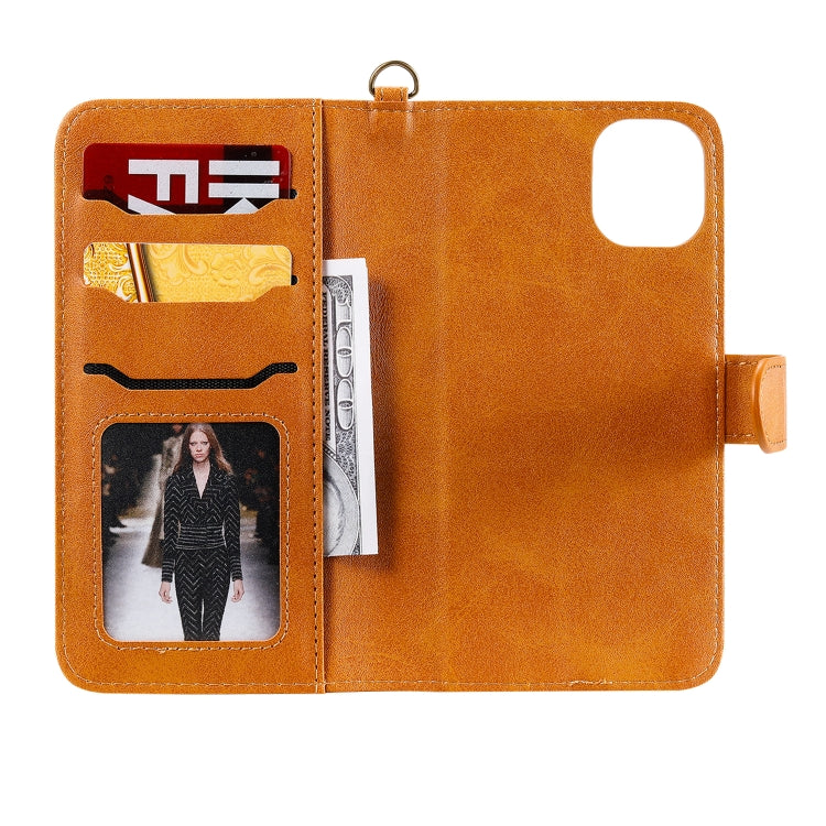 For iPhone 11 Multifunctional Detachable Magnetic Horizontal Flip Leather Case with Card Slots & Holder & Wallet & Photo Frame