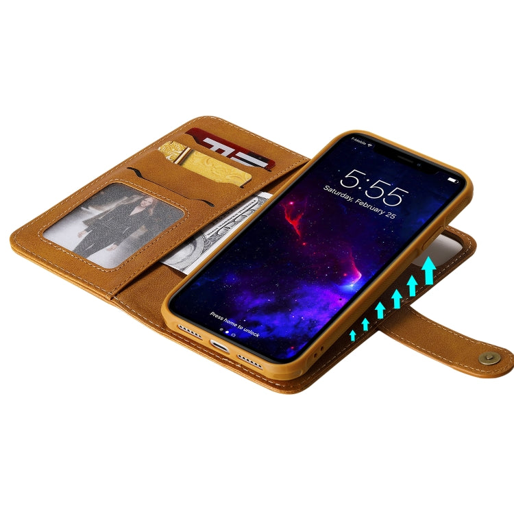 For iPhone 11 Multifunctional Detachable Magnetic Horizontal Flip Leather Case with Card Slots & Holder & Wallet & Photo Frame