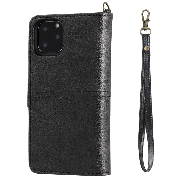 For iPhone 11 Pro Multifunctional Detachable Magnetic Horizontal Flip Leather Case with Card Slots & Holder & Wallet & Photo Frame