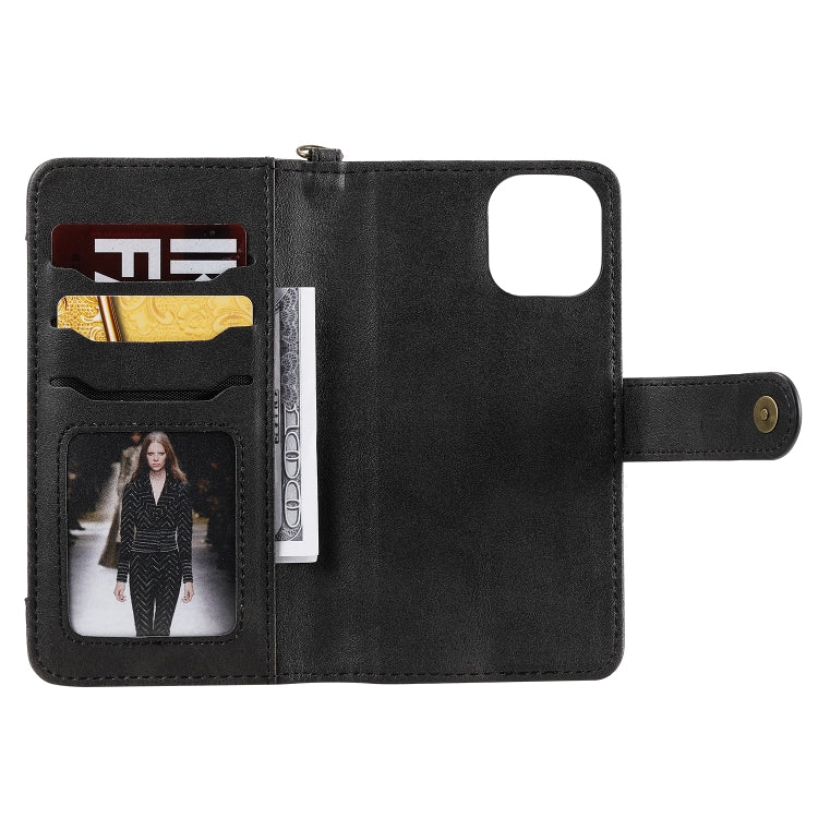 For iPhone 11 Pro Multifunctional Detachable Magnetic Horizontal Flip Leather Case with Card Slots & Holder & Wallet & Photo Frame