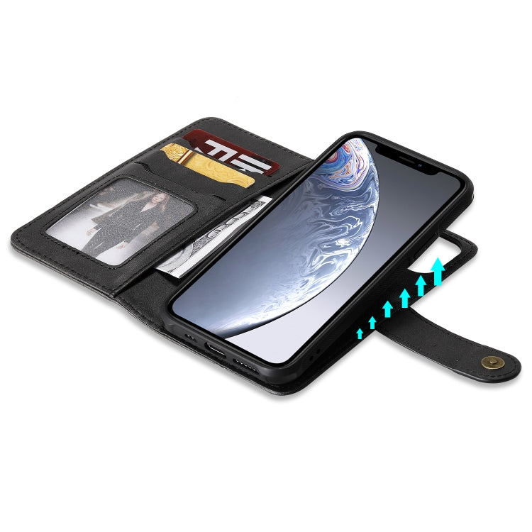 For iPhone 11 Pro Multifunctional Detachable Magnetic Horizontal Flip Leather Case with Card Slots & Holder & Wallet & Photo Frame