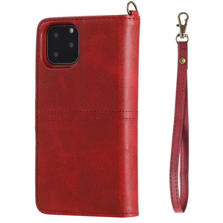 For iPhone 11 Pro Multifunctional Detachable Magnetic Horizontal Flip Leather Case with Card Slots & Holder & Wallet & Photo Frame