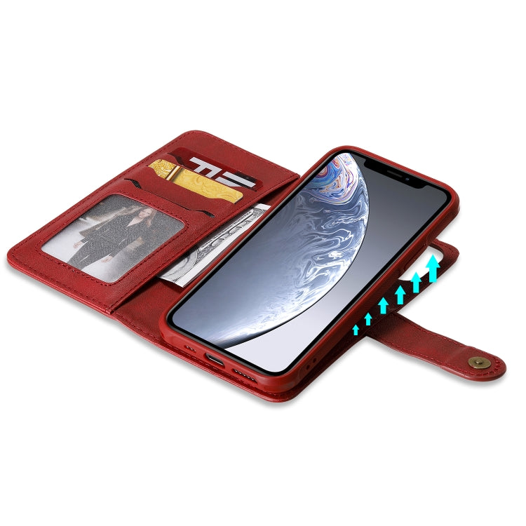 For iPhone 11 Pro Multifunctional Detachable Magnetic Horizontal Flip Leather Case with Card Slots & Holder & Wallet & Photo Frame