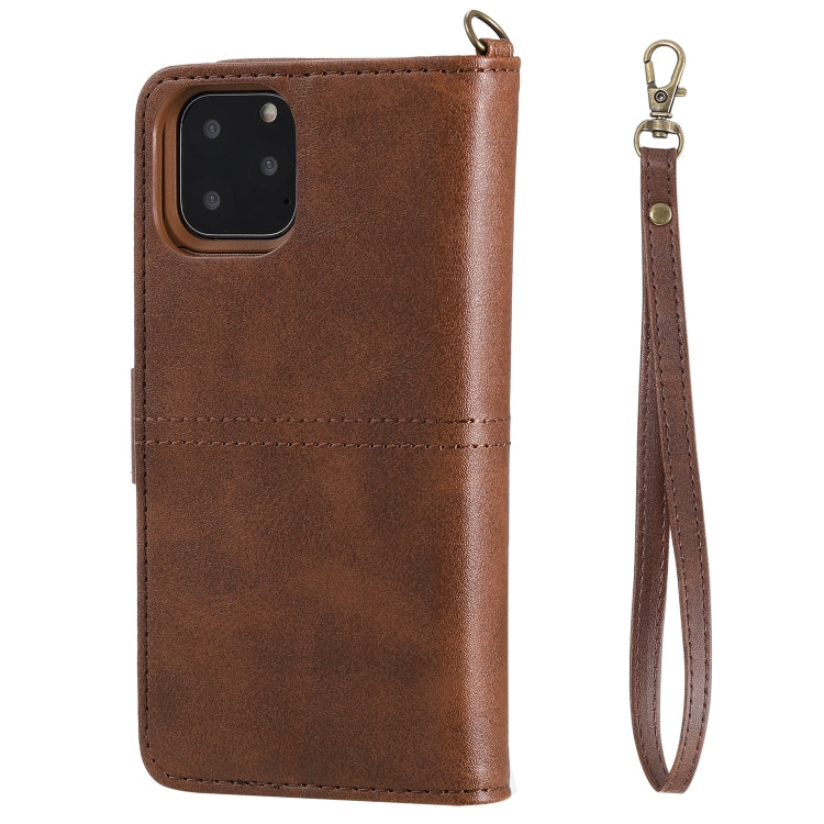 For iPhone 11 Pro Multifunctional Detachable Magnetic Horizontal Flip Leather Case with Card Slots & Holder & Wallet & Photo Frame