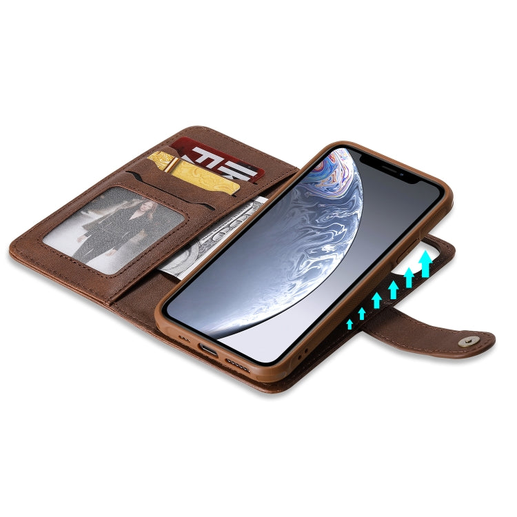 For iPhone 11 Pro Multifunctional Detachable Magnetic Horizontal Flip Leather Case with Card Slots & Holder & Wallet & Photo Frame