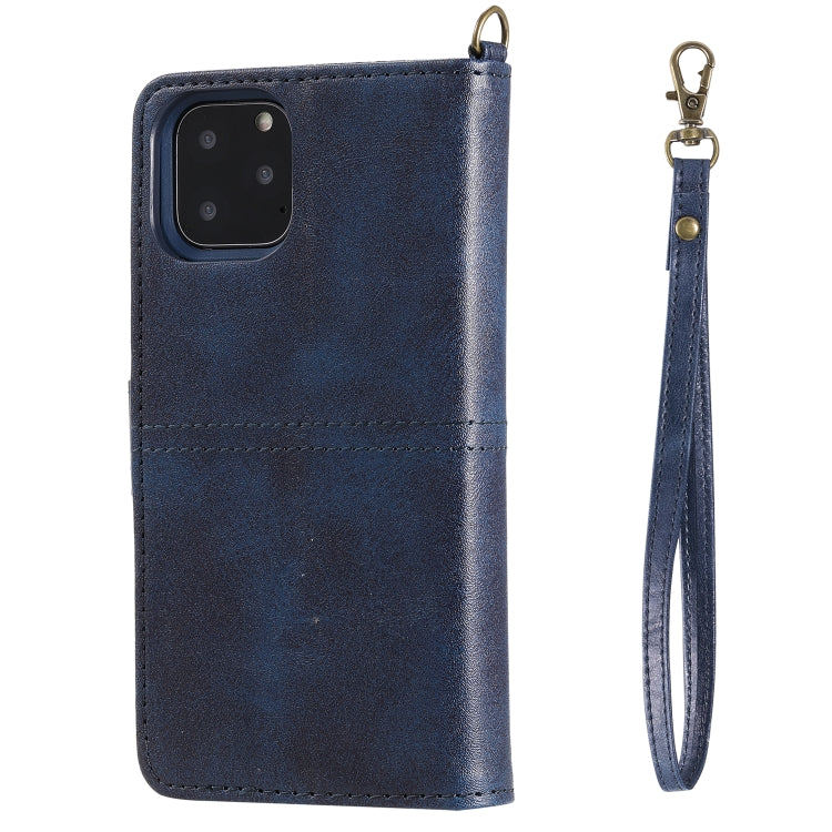 For iPhone 11 Pro Multifunctional Detachable Magnetic Horizontal Flip Leather Case with Card Slots & Holder & Wallet & Photo Frame