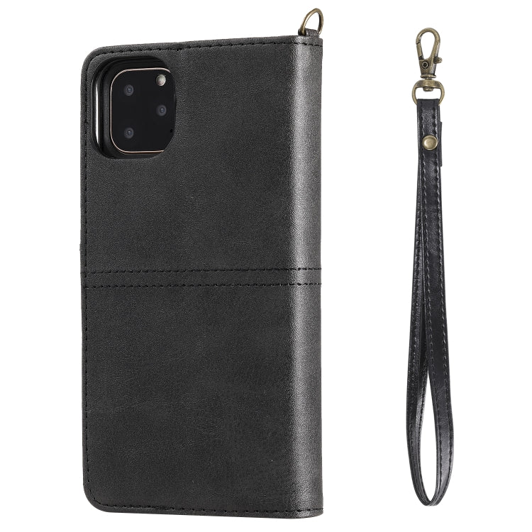 For iPhone 11 Pro Max Multifunctional Detachable Magnetic Horizontal Flip Leather Case with Card Slots & Holder & Wallet & Photo Frame
