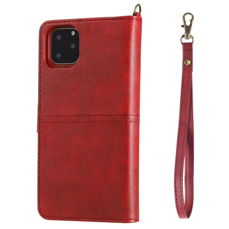 For iPhone 11 Pro Max Multifunctional Detachable Magnetic Horizontal Flip Leather Case with Card Slots & Holder & Wallet & Photo Frame