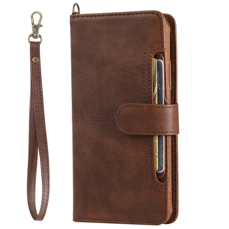 For iPhone 11 Pro Max Multifunctional Detachable Magnetic Horizontal Flip Leather Case with Card Slots & Holder & Wallet & Photo Frame
