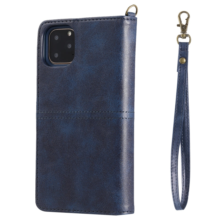 For iPhone 11 Pro Max Multifunctional Detachable Magnetic Horizontal Flip Leather Case with Card Slots & Holder & Wallet & Photo Frame