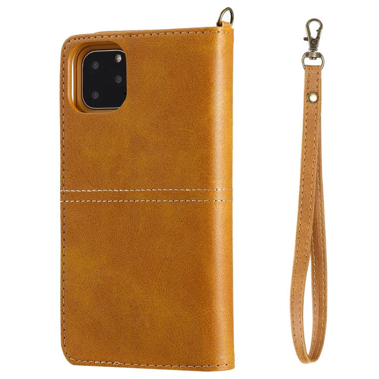 For iPhone 11 Pro Max Multifunctional Detachable Magnetic Horizontal Flip Leather Case with Card Slots & Holder & Wallet & Photo Frame