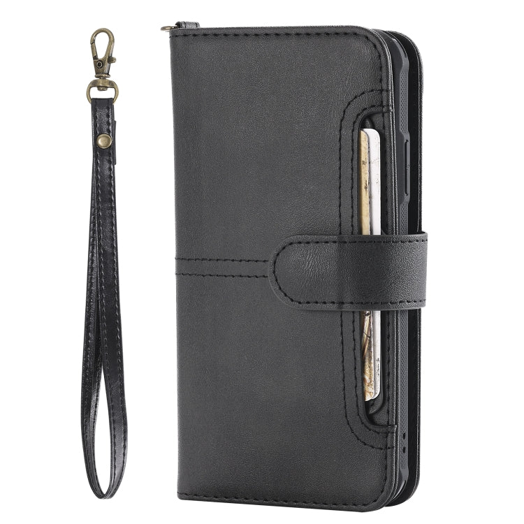 For iPhone XR Multifunctional Detachable Magnetic Horizontal Flip Leather Case with Card Slots & Holder & Wallet & Photo Frame