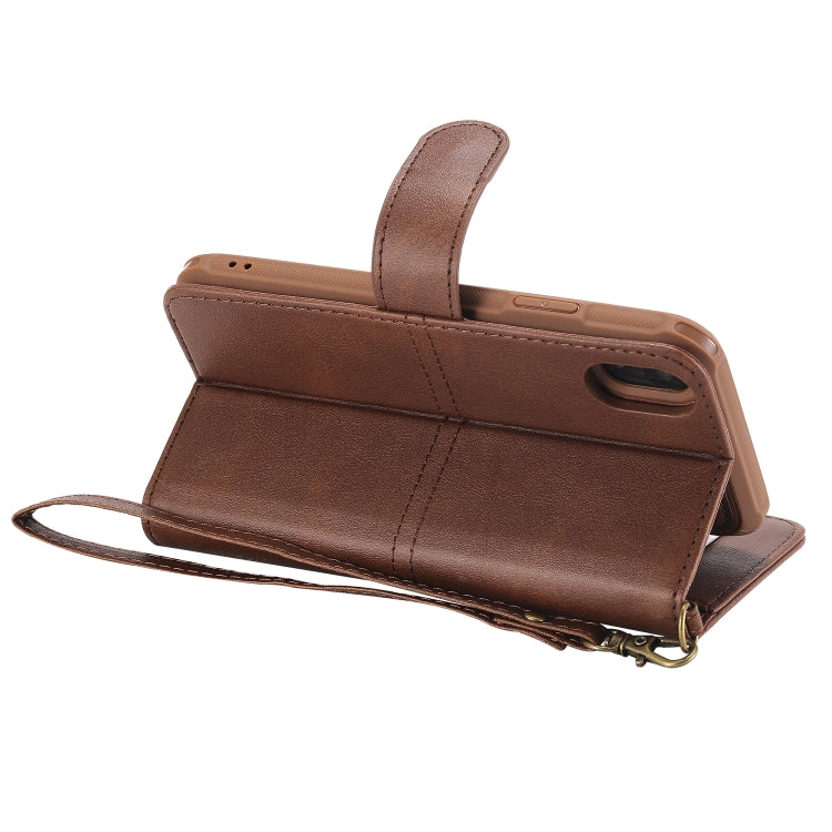 For iPhone XR Multifunctional Detachable Magnetic Horizontal Flip Leather Case with Card Slots & Holder & Wallet & Photo Frame