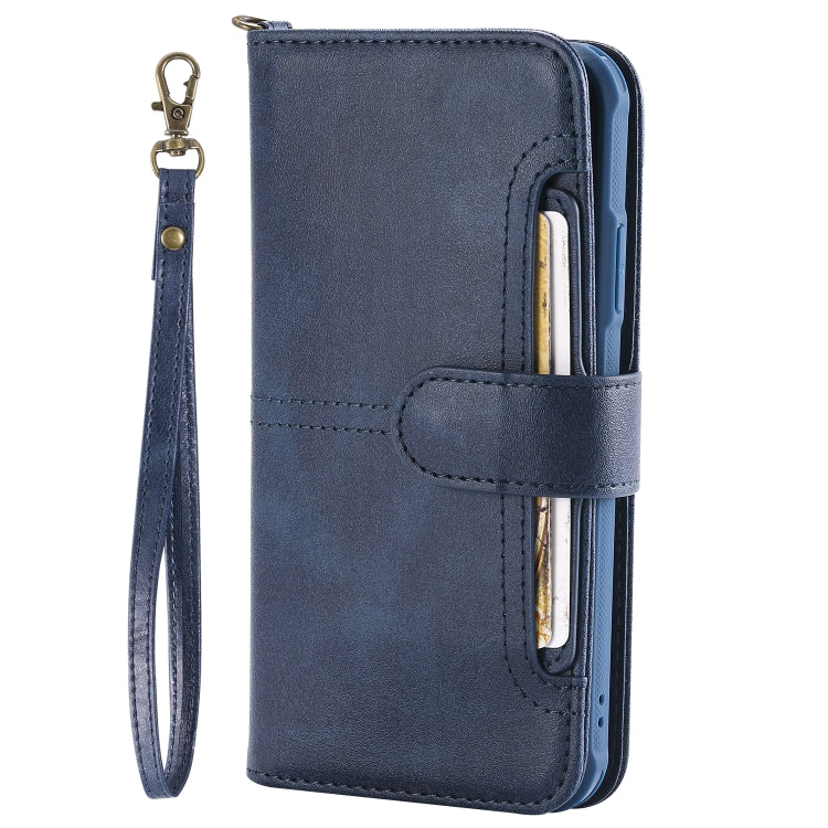 For iPhone XR Multifunctional Detachable Magnetic Horizontal Flip Leather Case with Card Slots & Holder & Wallet & Photo Frame
