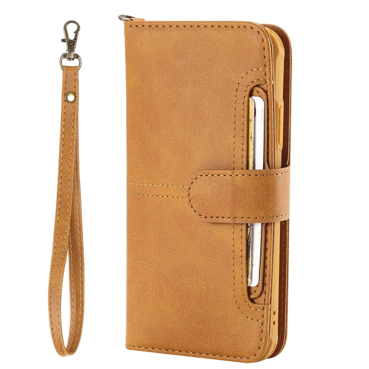 For iPhone XR Multifunctional Detachable Magnetic Horizontal Flip Leather Case with Card Slots & Holder & Wallet & Photo Frame