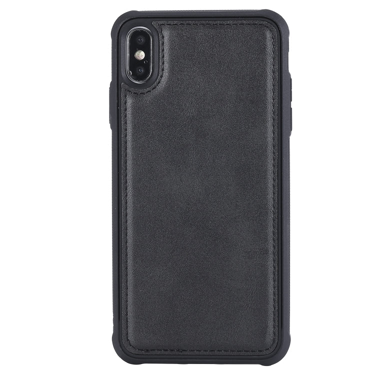 For iPhone XS Max Multifunctional Detachable Magnetic Horizontal Flip Leather Case with Card Slots & Holder & Wallet & Photo Frame