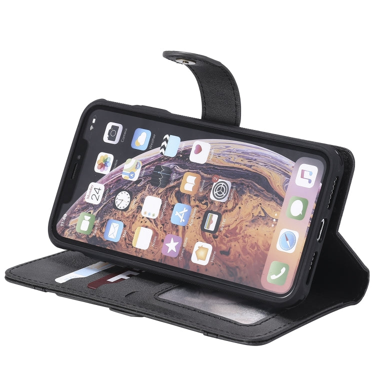 For iPhone XS Max Multifunctional Detachable Magnetic Horizontal Flip Leather Case with Card Slots & Holder & Wallet & Photo Frame