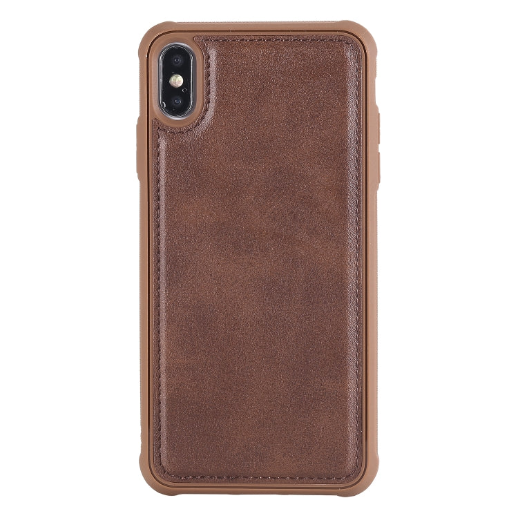 For iPhone XS Max Multifunctional Detachable Magnetic Horizontal Flip Leather Case with Card Slots & Holder & Wallet & Photo Frame