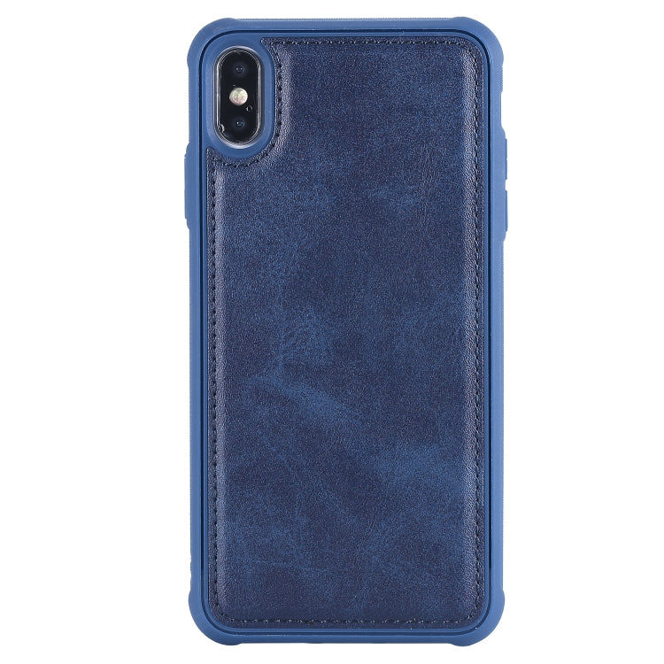 For iPhone XS Max Multifunctional Detachable Magnetic Horizontal Flip Leather Case with Card Slots & Holder & Wallet & Photo Frame