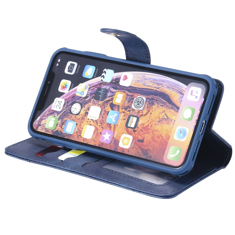 For iPhone XS Max Multifunctional Detachable Magnetic Horizontal Flip Leather Case with Card Slots & Holder & Wallet & Photo Frame